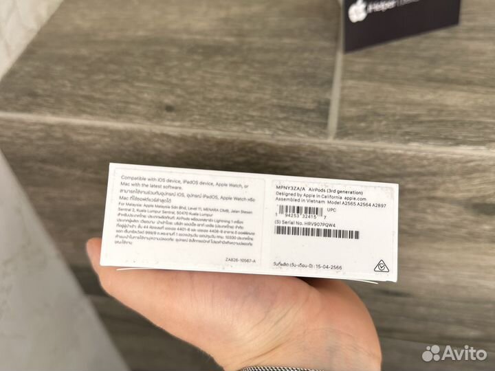 Airpods (3rd generation) новые