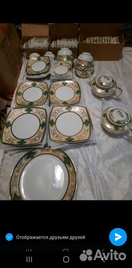 Чайныйные сервизы оригинал фарфор английский