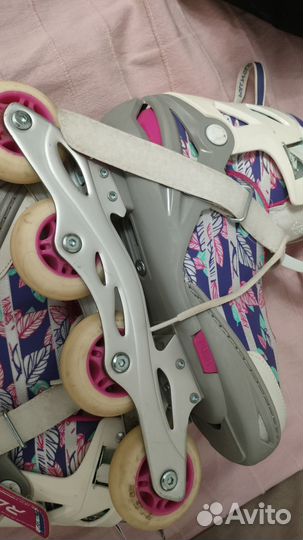 Роликовые коньки36-41р. +защита