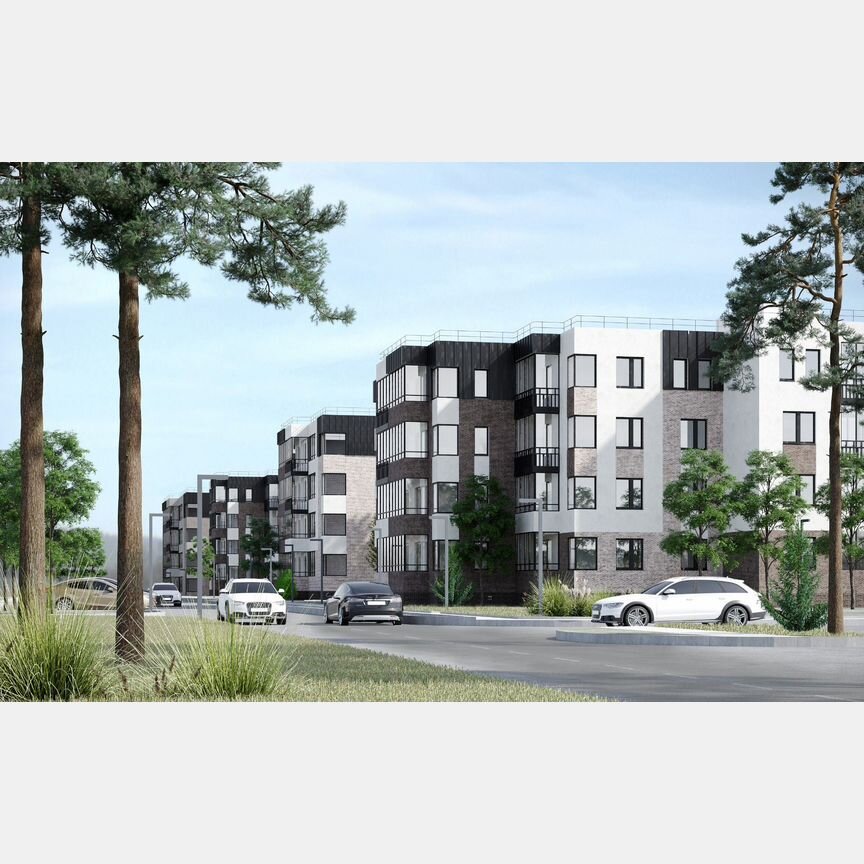 3-к. квартира, 67,3 м², 1/4 эт.