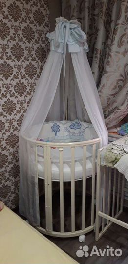 Балдахин, бортики в детскую кроватку