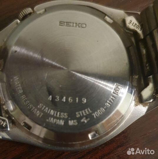 Мужские наручные часы seiko