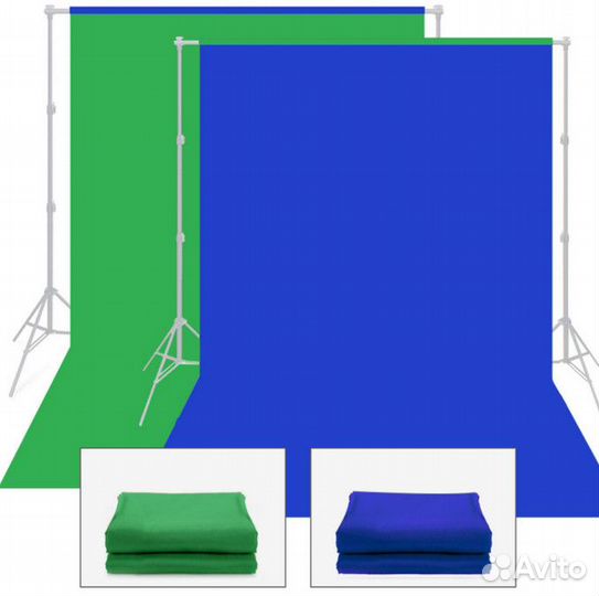 Двухсторонний фон 2 х 3м