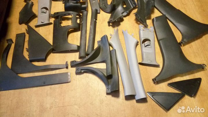 Пластик салона Hyundai solaris 1 до рест