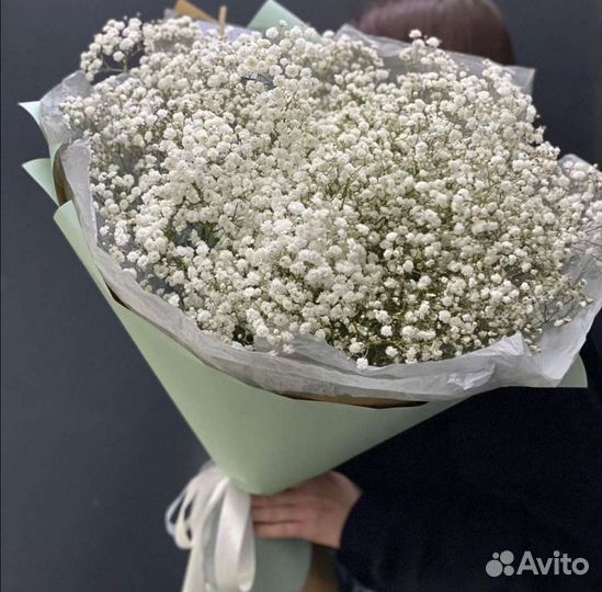 Букеты гиганты Гипсофила Большие букеты