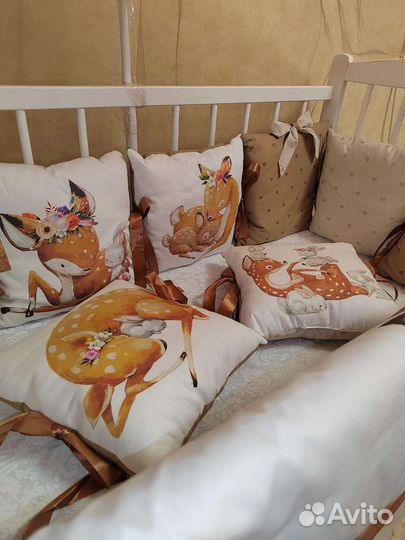 Бортики в кроватку