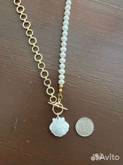 Ожерелье с жемчугом и не только