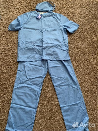 Медицинский костюм новый мужской 56-58