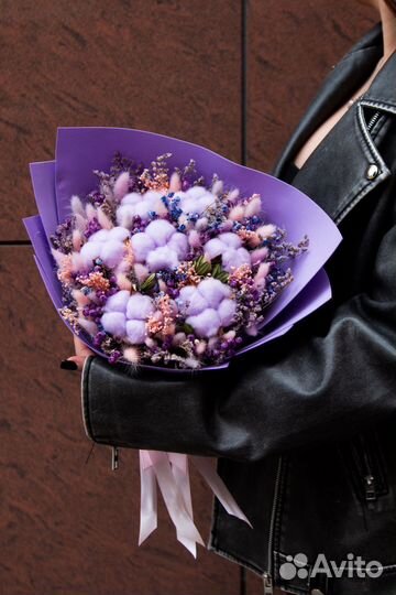 Букет из сухоцветов, сухоцветы