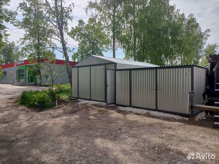 Гараж пенал ракушка