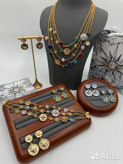 Ожерелье чокер колье браслет серьги Dior Диор