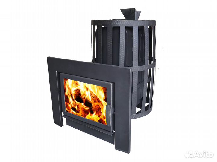 Чугунные печи для бани Воевода Березка