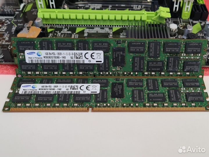 Комплект xeon e5 2650v2 + 32gb озу + кулер