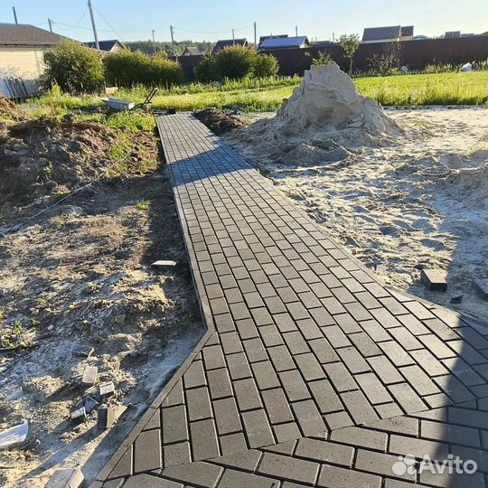 Производства тротуарная плитка вибропрессования