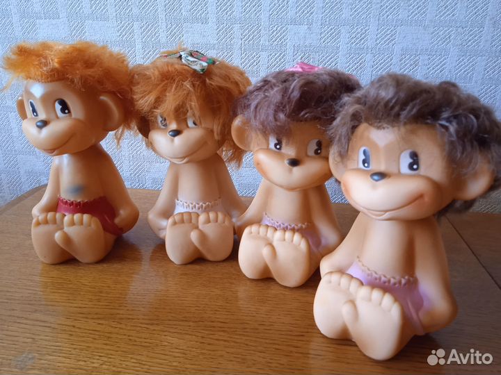 Кукла резиновая СССР обезьянки
