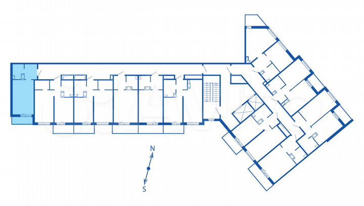 Квартира-студия, 24,7 м², 10/12 эт.