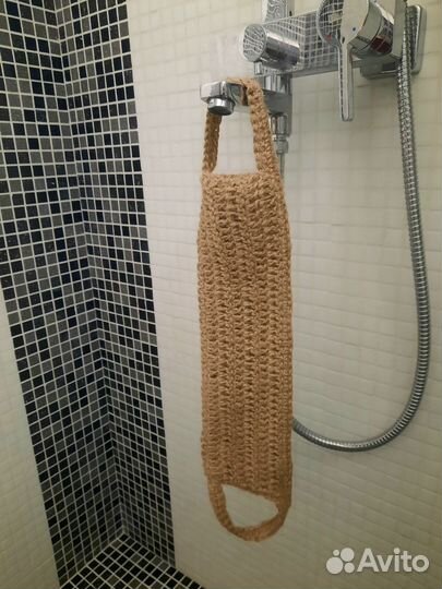 Массажная Мочалка ручной работы из джута