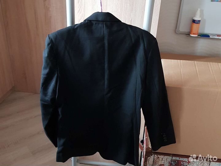Пиджак школьный, черный р 152-164