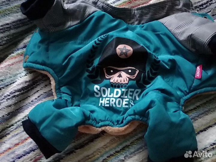 Теплый комбинезон для собак