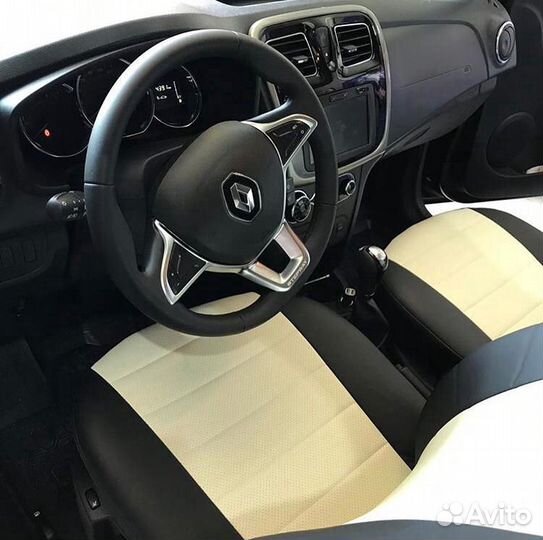 Чехлы из экокожи на Renault Sandero stepway 2