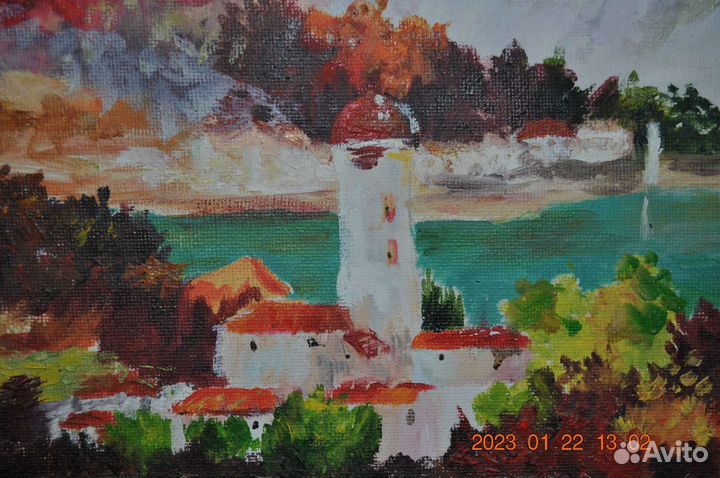 Картина маслом на холсте большая