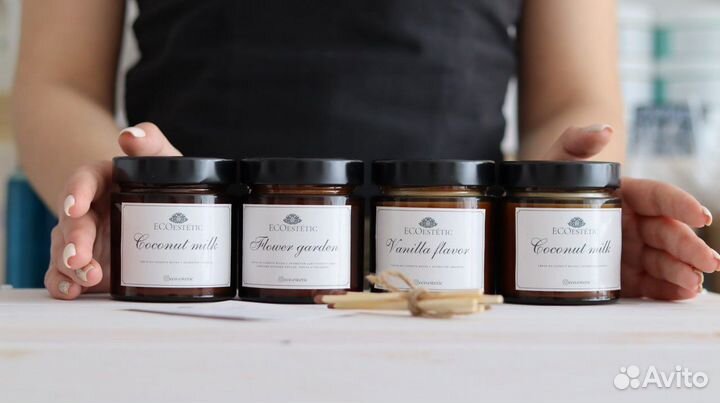 Арома-свеча «Соленая карамель» 100мл