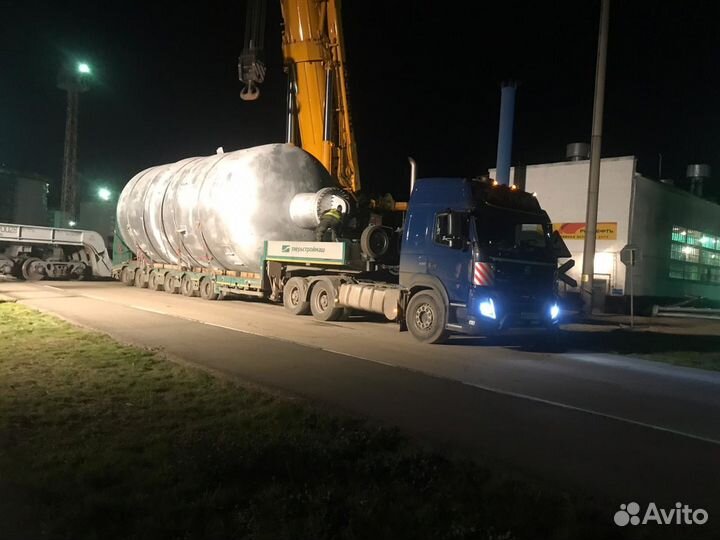 Перевозка негабаритных грузов. Аренда трала