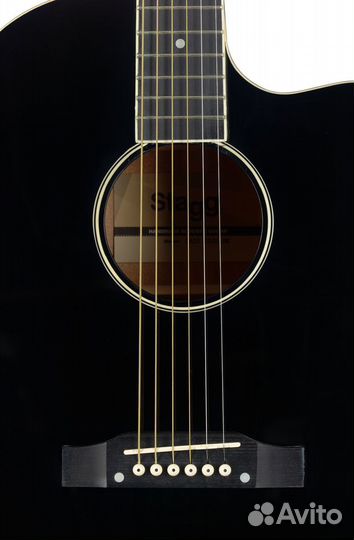 Электроакустическая гитара + чехол