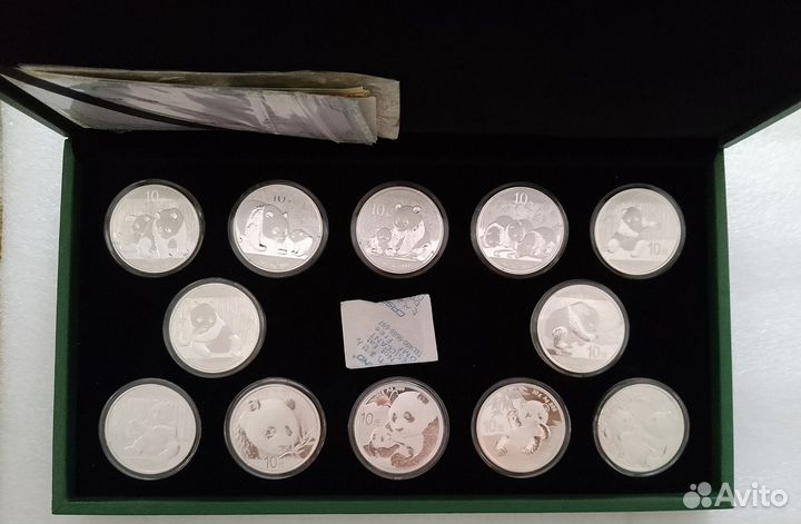 Монеты серебро 999пр.