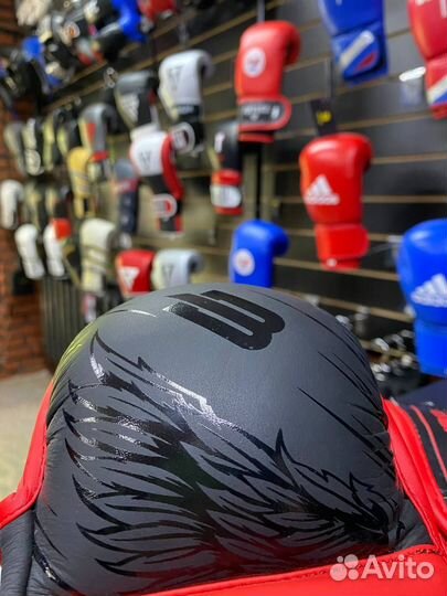 Перчатки крабы MMA BoyBo Wings Red