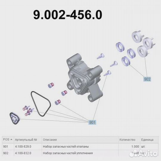 Головка насоса для Karcher K4-K5 (9.002-456.0)