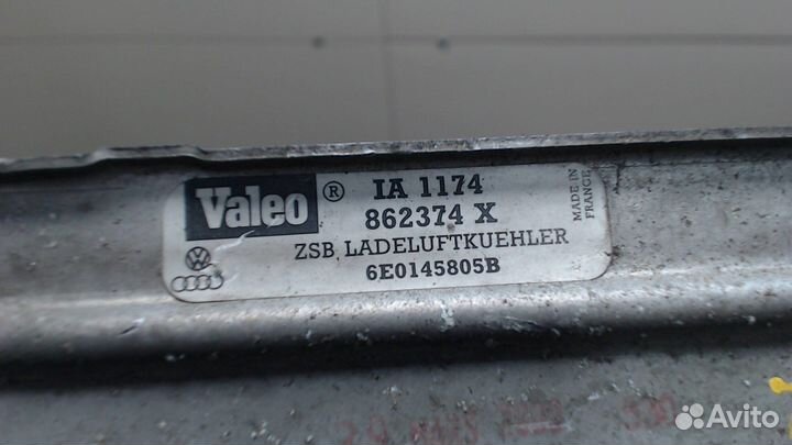 Радиатор интеркулера Volkswagen Polo, 2000