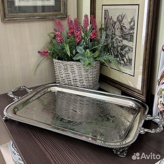 Поднос.Серебрение. Англия