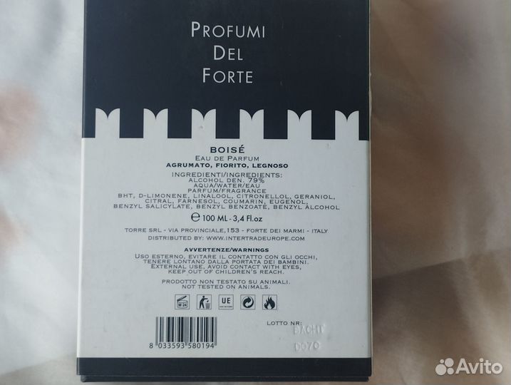 Profumi Del Forte Versilia Vintage