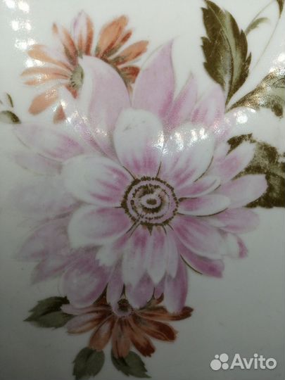 Фарфоровая сырная доска Дулево 