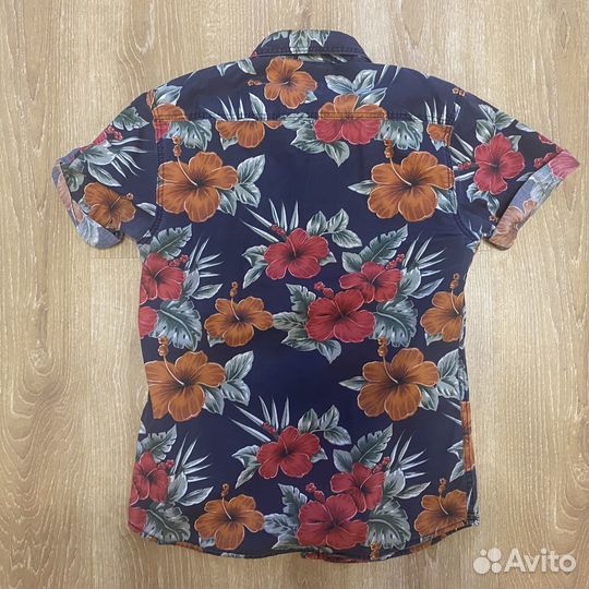 Винтажная гавайская рубашка Jack&Jones