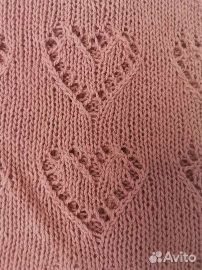 Плед детский вязаный ручная работа в коляску