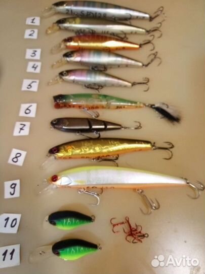 Воблеры Zip Baits, Lucky Craft, Daiwa, Jackall Duo