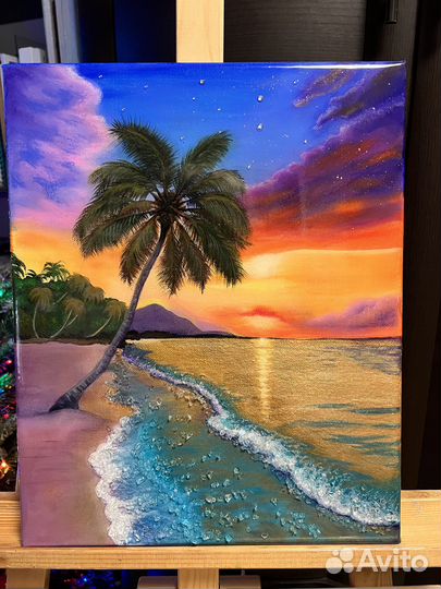 Интерьерная картина ручная работа