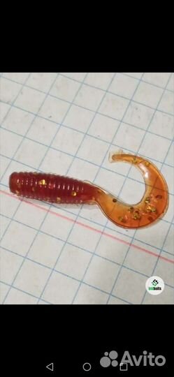 Силиконовые приманки Relax Twister 1. (4cm 0.7g)