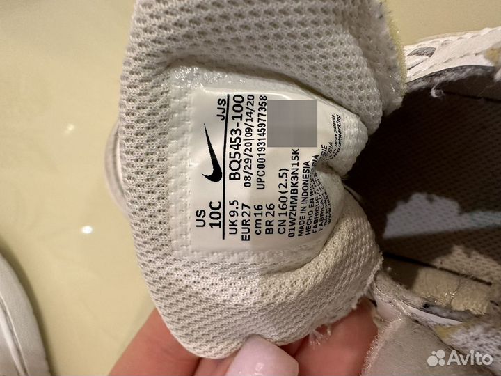 Кроссовки nike детские us 10c и us 11.5c