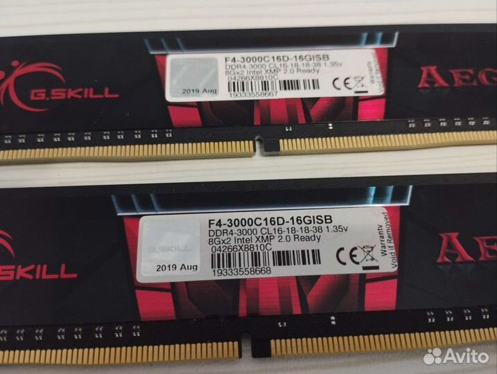Gskill Aegis ddr4 16gb 3000Mgz