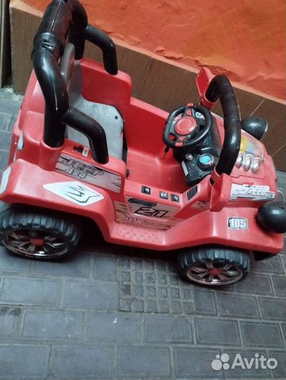 Детский электромобиль мотоцикл бу