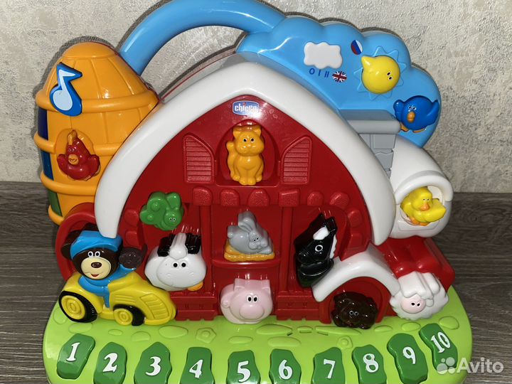 Игрушка ферма Chicco музыкальная