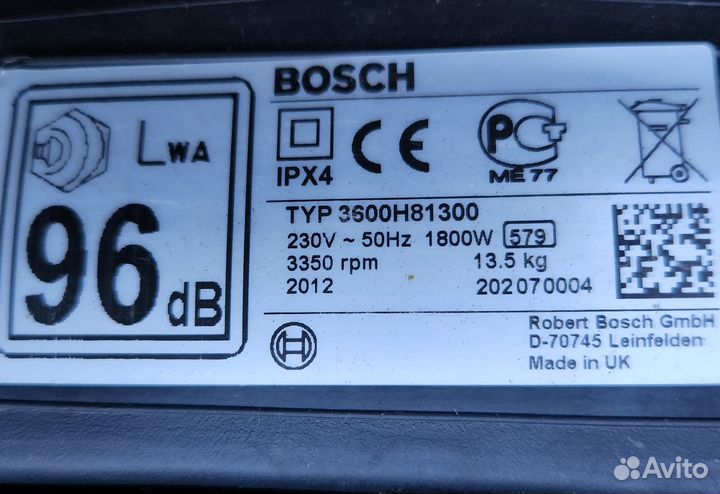 Газонокосилка электрическая Bosch