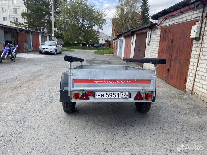 Комплект: прицеп, лодка пвх, лодочный мотор
