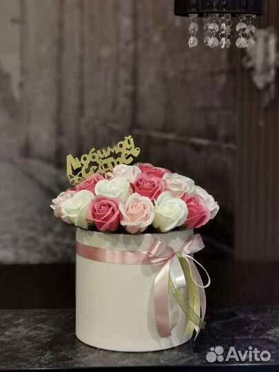 Букет из мыльных цветов