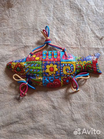 Фигурка рыба, керамика, ручная работа