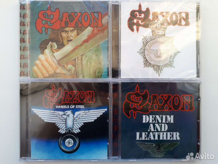 CD диски Def Leppard, Saxon