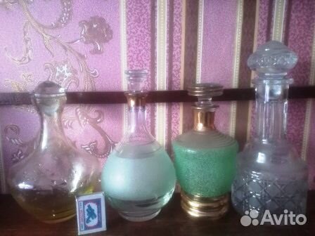 Старинные графины вазы